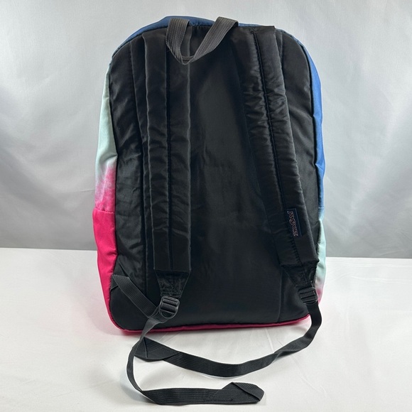 JanSport Blue and Pink Ombre Backpack - Picture 5 of 14